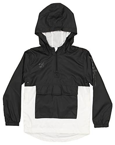 Umbro Boy's Youth (8-18) Woven 1/4 Zip Pullover Performance Hooded Jacket, Color Options