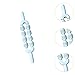 FytStycale Portable Massage Roller Stick for Muscle Relief and Exercise, Blue