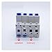 LMKQPXG DZ47-63 1P Mini Circuit Breaker 1A-63A Household Din Rail Mounting Cutout Miniature Air Switch MCB(Odinary,20A)