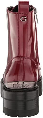 GUESS Women's Fearne Ankle Boot, Cherry RED 610, 7.5 | Image 2