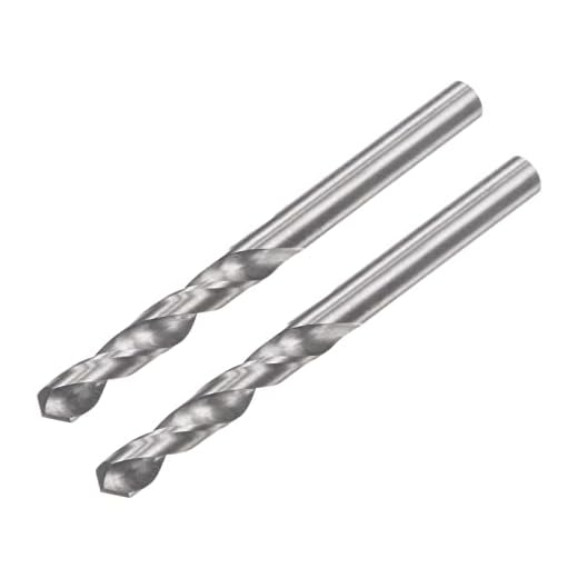 uxcell Solid Carbide Drill Bits, 3.5mm C2/K20 Tungsten Carbide Jobber Drill Bits Straight Shank Drilling Tool for Stainless Steel Aluminum Iron Metal Plastic 2pcs