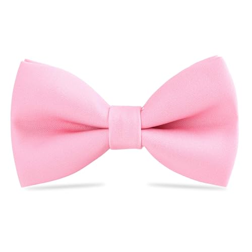 Image of WELROG Classic Pre-Tied Bow Tie for Children & Adults Solid Color Adjustable Bowtie