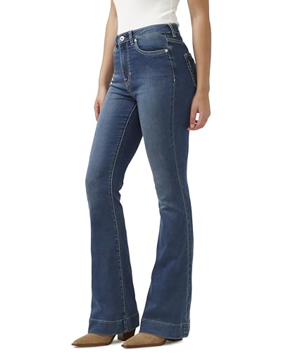 Buffalo David Bitton Women's High Rise Flare Joplin2