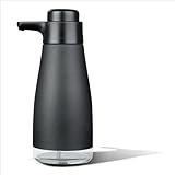 AIKE AK1062 Seifenspender Edelstahl, 440 ml Flüssigseifenspender, Geschirrspülseifenspender für...