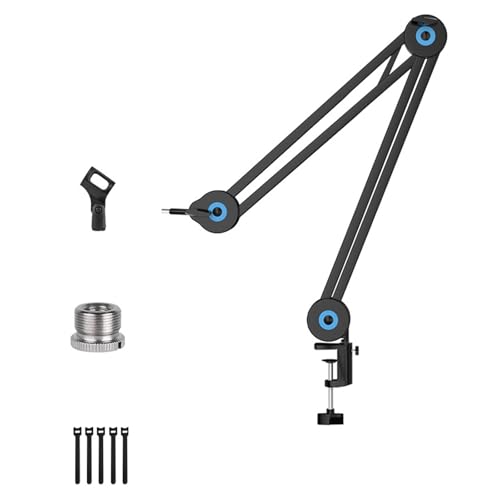Support de microphone de bureau pour radiodiffusion et podcasting