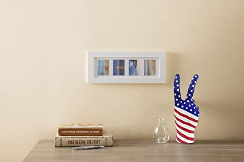 Blowind American Flag Polyresin Hand Gesture Desk Statues Finger Sculpture Decor - Silver Personality Finger Gifts For Family And Friends (American Flag Colors) #TOP4