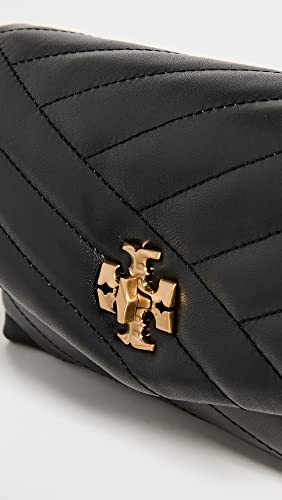 Tory Burch Women's Kira Chevron Chain Wallet, Black, One Size #TOP3