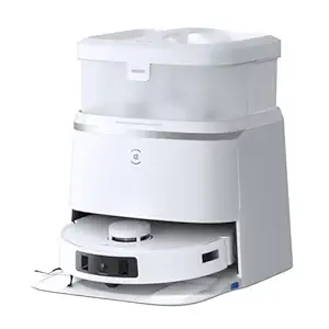 ECOVACS DEEBOT T30 PRO Omni, 2024 New Launch, 2-in-1 Flagship Robotic Vacuum Cleaner, Most Powerful Suction 11000Pa, Adaptive Auto-Lift Edge Mopping, All-in-One Omni Station, True Mapping 2.0 (White)