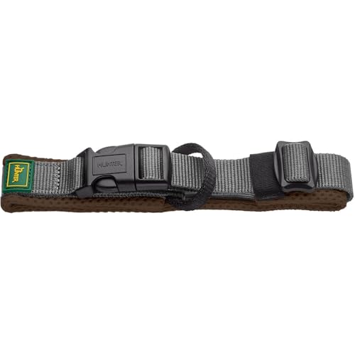 Hunter Halsband Maldon, Farbe: braun, atmungsaktives Mesh, Robustes Nylon, lautlos & allergikerfreundlich, Zugentlastung, integriertes Adresslabel, besonders leicht, Größe: L