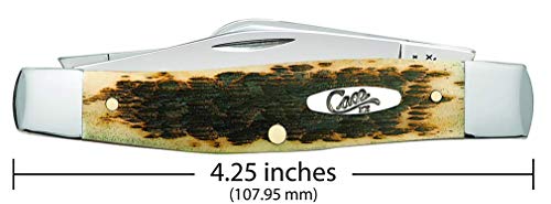 image for CASE XX WR Pocket Knife Amber Jigged Bone Large Stockman Cv Item #204 