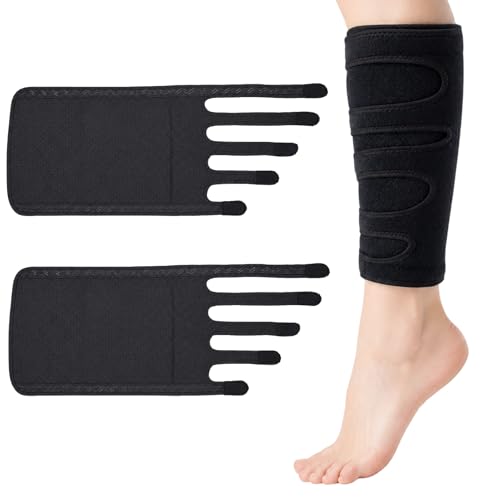 2 Pcs Ankle Monitor Cover Up for GPS Scram Alcohol Bracelet House Arrest Shock Absorbing Immigration Protective Sleeve Adjustable Velcro Straps, Ankle Monitor Bracelet Cover for Men Women