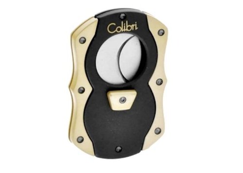 Cigarrskärare 2 blad Colibri Cut gummerad – BollitoCigar (guld)