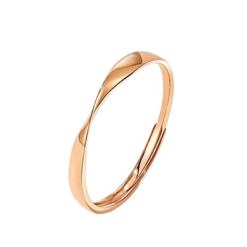 Bague Saint Valentin or rose AU750 cadeau sœur idéal