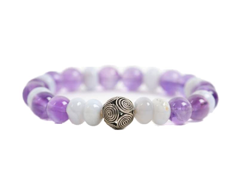 Bracelet améthyste de méditation pour retrouver le calme et la chance au quotidien
