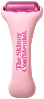 THE SKINNY CONFIDENTIAL HOT MESS Ice Roller, Skin Care Tools to Debloat, Derma Roller for Clear Skin & Natural Radiance, Facial Roller for Lymphatic Drainage, Gets Cold Fast & Stays Cold Long
