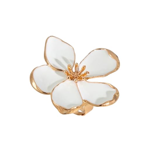 CJIAYUJEW Flower Ring For Women Fashionable Opening Rings Wedding Jewellery For Women