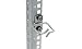 Produktbild TRITON RAX-D2-X48-X3 19 Zoll KabelBügel D2, 40 x 80, lichtgrau RAL 7035