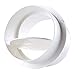 Zawór Wentylator wydechowy PVC Zawór do łazienki wanny One-Wat Round Rour 75/80/110/160/200 / 250mm Wentylacja ABS Łatwy w użyciu zawór, wytrzymały i trwały (Specification : 80)