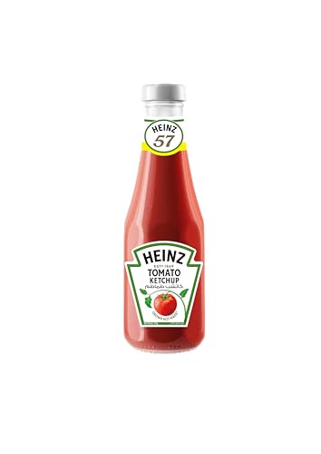 Heinz Tomato Ketchup Rich & Thick Classic Tomato Sauce Made with Sun-Ripened Tomatoes Perfect for Burgers Fries & Snacks 10.41 oz 295 g كاتشب الطماطم هاينز