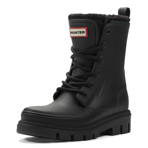 Hunter Women's Diana Insulated Waterproof, Black, 8 Medium