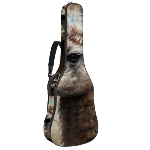 Sac pour guitare étanche style chat vintage pour transporter votre musique partout