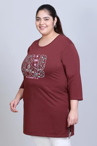 Image of RYSH Women's Plus Size Printed Long Top
