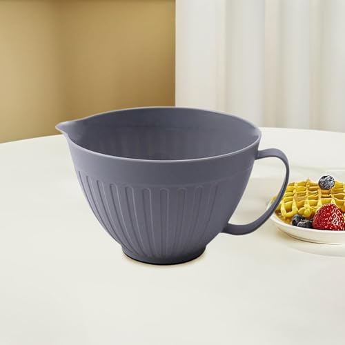 Tazón mezclador con pico para cocina gris miniatura 4
