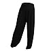 Produktbild ASHOP Damen Hose, Frauen Modal Beiläufige Einfarbig High Waist Elastisch Haremshose Aladinhose Yogahose Strecken Sporthose Freizeithose Casual Lange Hose Streetwear Outdoorhose (Schwarz,S)