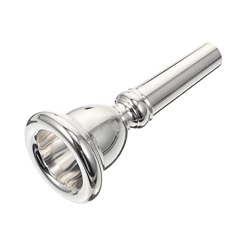 LIGHTAOTAO Euphonium Useful Accessory Euphonium Mouthpiece Copper Plated Silver for Musical Instruments
