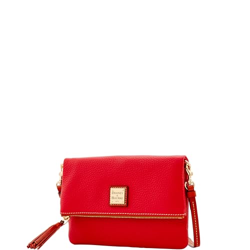 Image of Dooney & Bourke Women's Foldover Zip Crossbody, Small Handbag with Strap