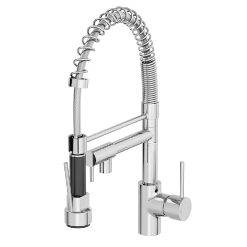 SÃ„UBER® Kitchen Sink Mixer Tap Chrome Brass 360° Degre