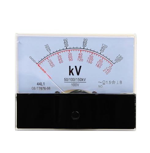 Voltmètre analogique AC haute tension 10kV 20kV 50kV indicateur tableau 80x100mm entrée 100V