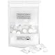 Simpolor 100 Stück komprimierte Handtücher tragbare Einweg Mini komprimierte Toilettenpapier Tabletten Haushaltshandtücher für Reisen Camping Wandern Sport Schönheitssalon (Weiß)