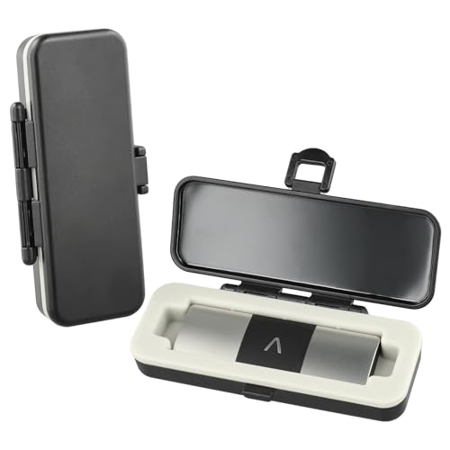 SavvyBloom Kardia Mobile Case Only for KardiaMobile 6L EKG Heart Monitor, KardiaMobile 6L Case with Silicone Pad for Travel and Portable, Protect Kardia (CASE ONLY) Black