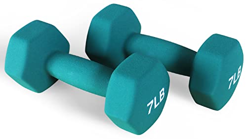 Balancefrom Colored Vinyl Coated Cast Iron Dumbbells, Pair #TOP1