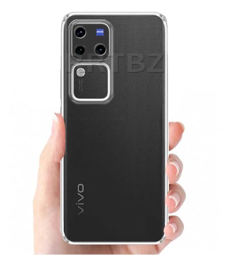 Image of Soft Silicone TPU Back Cover Compatible with Vivo V30 Pro