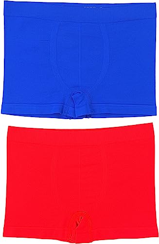 Tobeinstyle Boy's Pack Of 6 Graphics Boxer Briefs - Solid - Small #TOP5