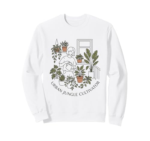 Image of Urban Jungle Cultivator Plant Lady Houseplant Sweatshirt