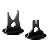 Estantería de exhibición de acrílico – 8 x 8 x 7 cm, organizador de 2 piezas, estante acrílico transparente antideslizante, soporte de almacenamiento con base estable | moderna pantalla para mesa de