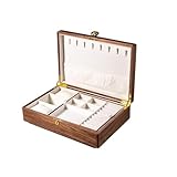 2. Cette boîte à bijoux est fabriquée en bois de haute qualité avec une apparence élégante.