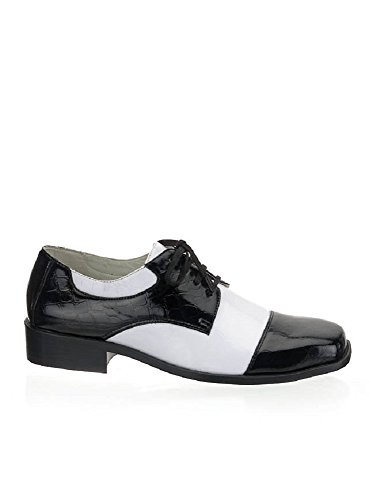 Preisvergleich Produktbild Funtasma Lack-Halbschuhe Herren Disco-18 schwarz / weiß 46-47