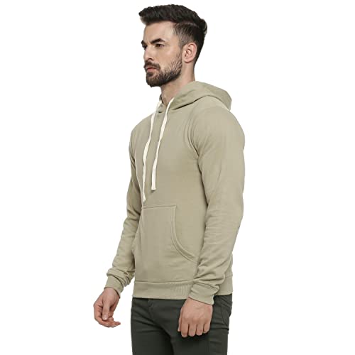 Image of Campus Sutra Men's Cotton Hooded Neck Sweatshirt