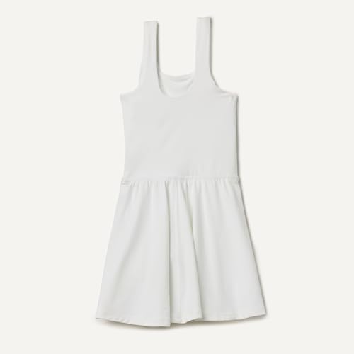 Image of Amazon Essentials Girls' Active FormFlex Buttery Soft Tank Tennis Dress with Built-in Bodysuit, Bra, & Shorts
