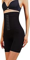 Hi-Waist Tummy Control Shapewear Girdle Waist Butt Lifter Panty Plus Size Body Shaper Corset (2XL, Black1)