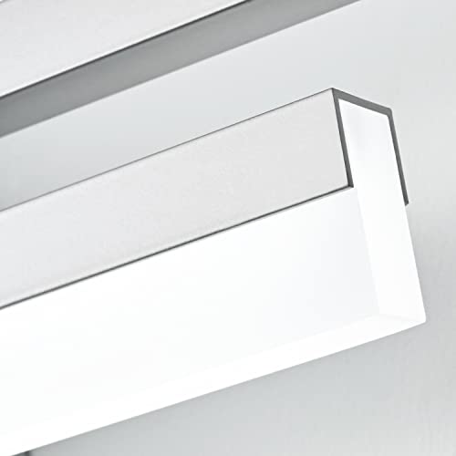 Image of PRESDE 32 inch Inch LED Vanity Light Silver Bathroom Light Fixtures Over Mirror Modern Bath Wall Lighting Bar