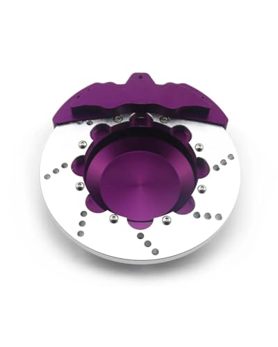 Cendrier Voiture Cendrier De Voiture Universel Rotatif Et Créatif Pour Frein À Disque, Support Portable Pour Cendres De Cigarette Cendrier sans fumée(Purple)