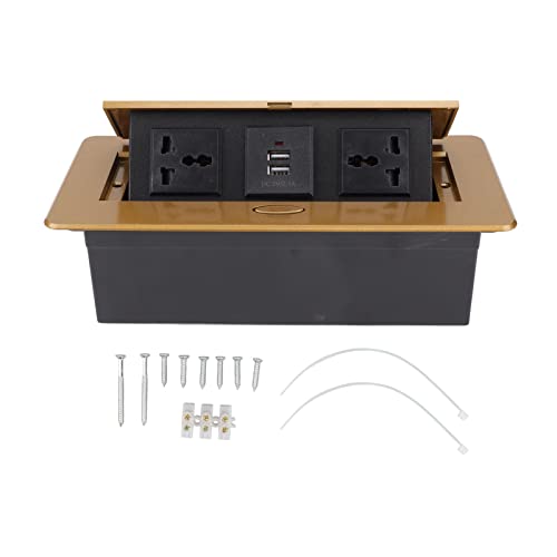 Natudeco - Multi Socket Power Board Dual USB Hub Connection Box Wasserdichte Steckdosenverteilereinheit Hochtemperaturbeständige Stabile 250 V Für Das Home Office