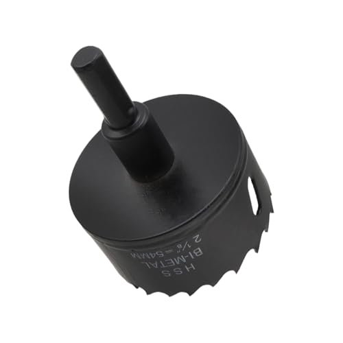 Image of 2-1 /8 inch Hole Saw Drill Hole Cutter BI-Metal Hole Saw for Thin Metal, Drywall, Plastic and Wood - 2pcs