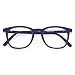Produktbild DIDINSKY Blaulichtfilter Brille für Damen und Herren. Blaufilter Brille mit stärke oder ohne sehstärke für Gaming oder Pc. Gummi-Touch-Tempel und Blendschutzgläser. Indigo +2.5  TATE