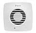 Xpelair DX100BTS Simply Silent Bathroom Extractor Fan with Timer, Adjustable Twin Speed, Ghost Air Movement Technology for Quiet Running, 100mm (4″), Square – Cool White